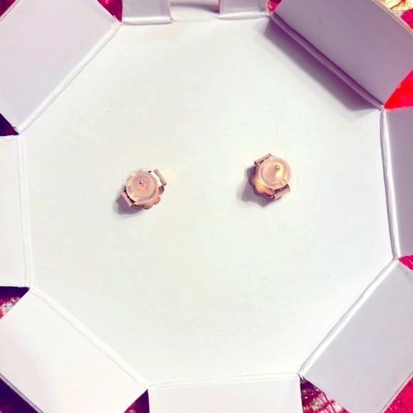 Brand New Rachel Zoe Sterling Silver Magenta Butterfly Post Earrings - Picture 10 of 12